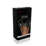 Glamorous 24 Piece Leather Brushset Pro