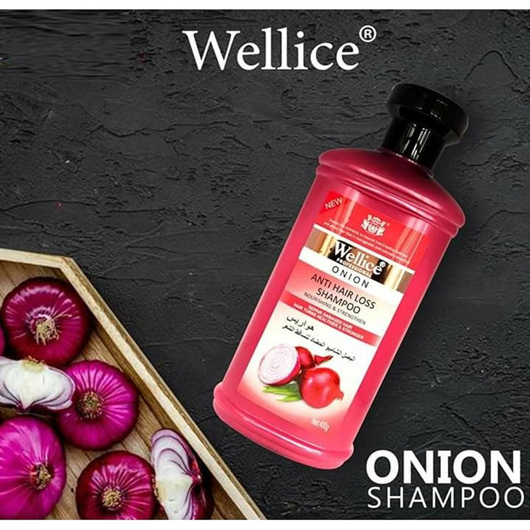 Wellice Onion Anti Hair Loss Shampoo 400g