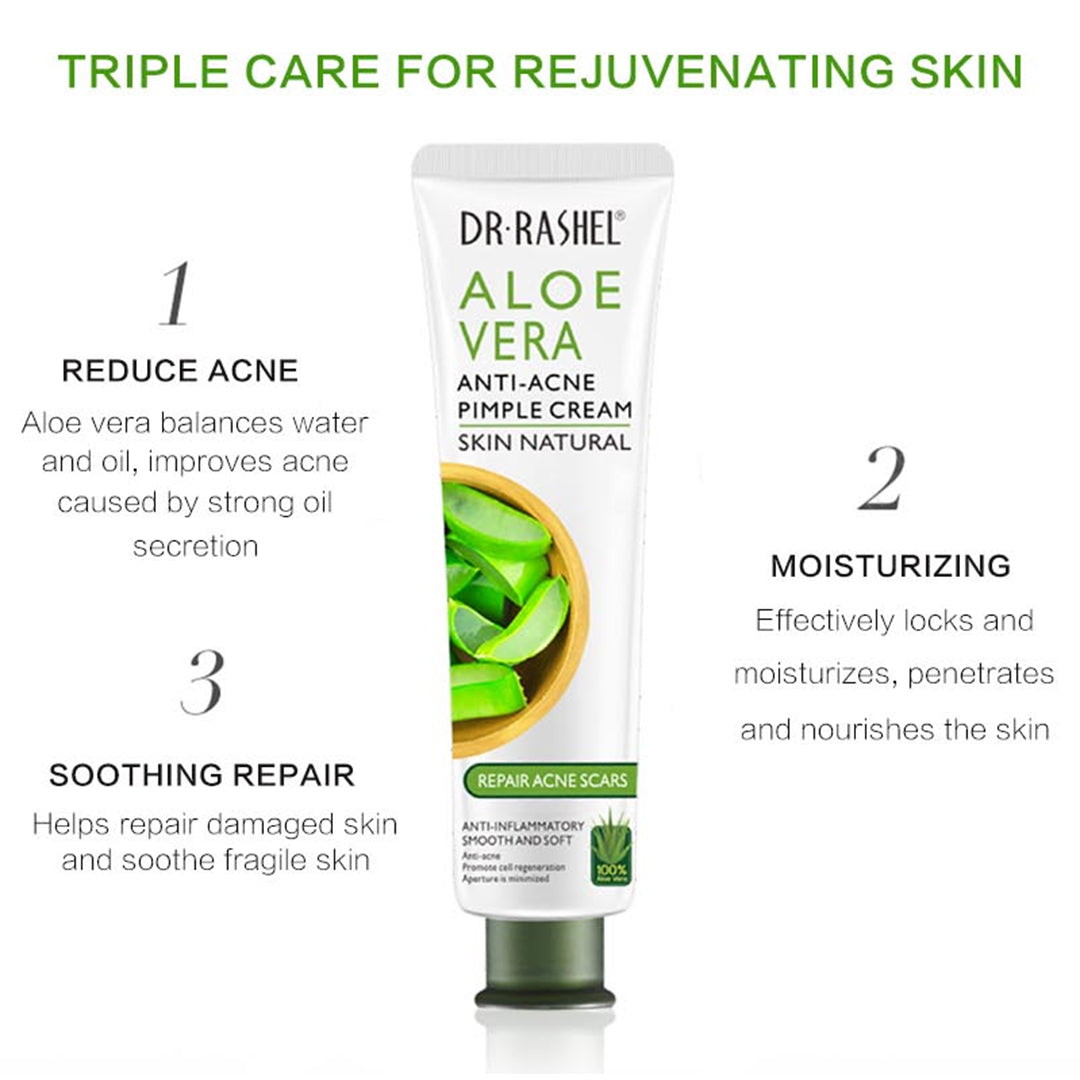 Dr RASHEL ALOE VERA ANTI ACNE PIMPLE CREAM
