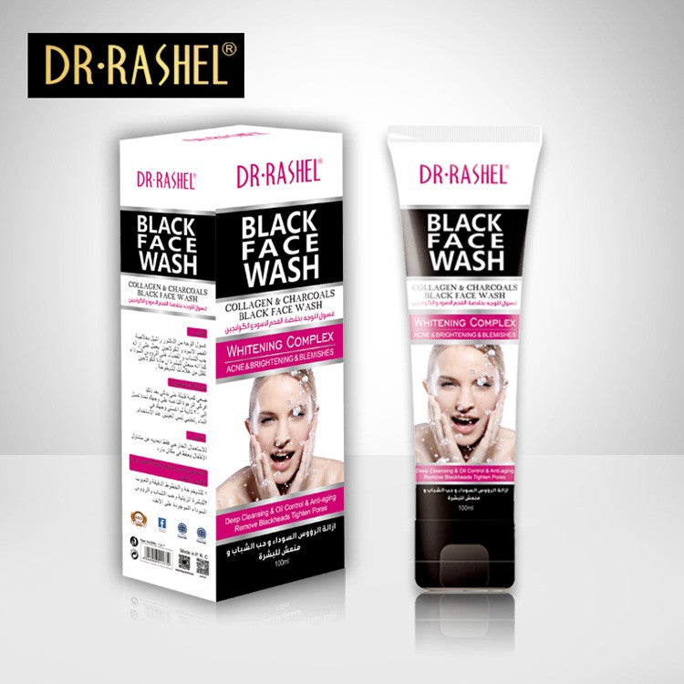 Dr Rashel Black Face Wash Whitening Complex - 100ml