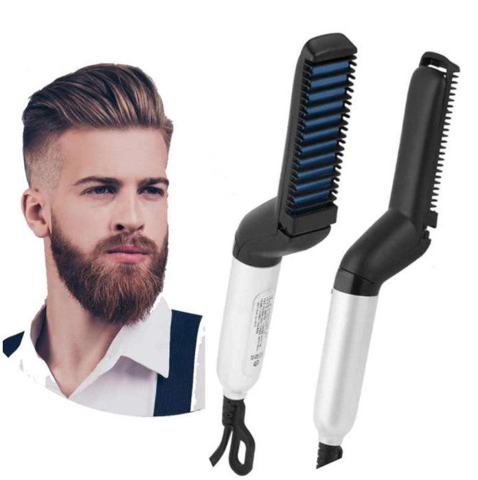 Electric Beard Straightener for Men Multifunctional Ionic Beard Straightening Hair Style Electric Hot Comb