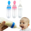 Silicone Nursing Bottle With Spoon