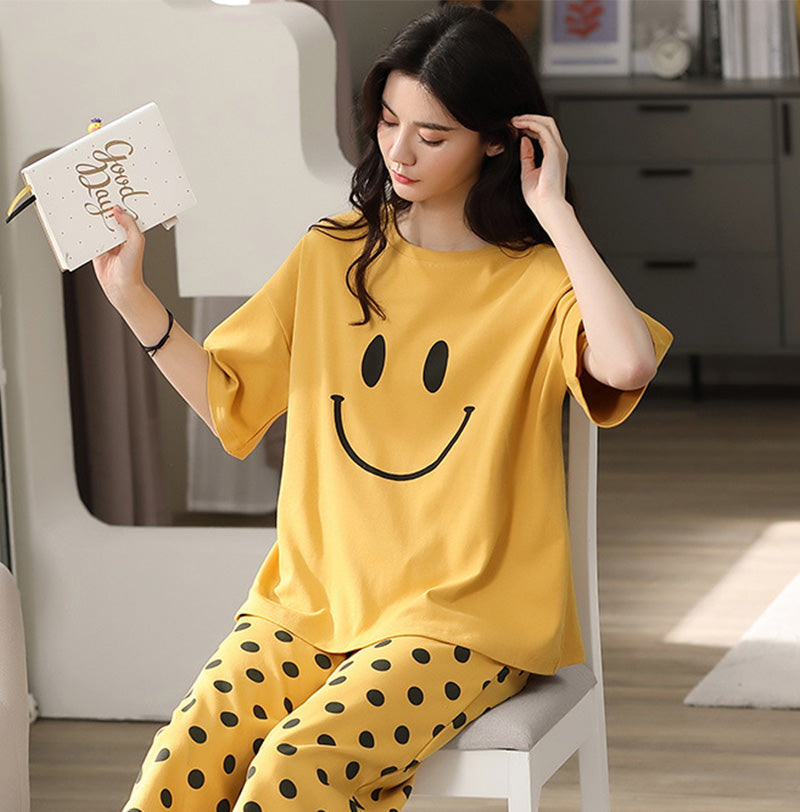 SMILEY NEW POLKA PJ SET