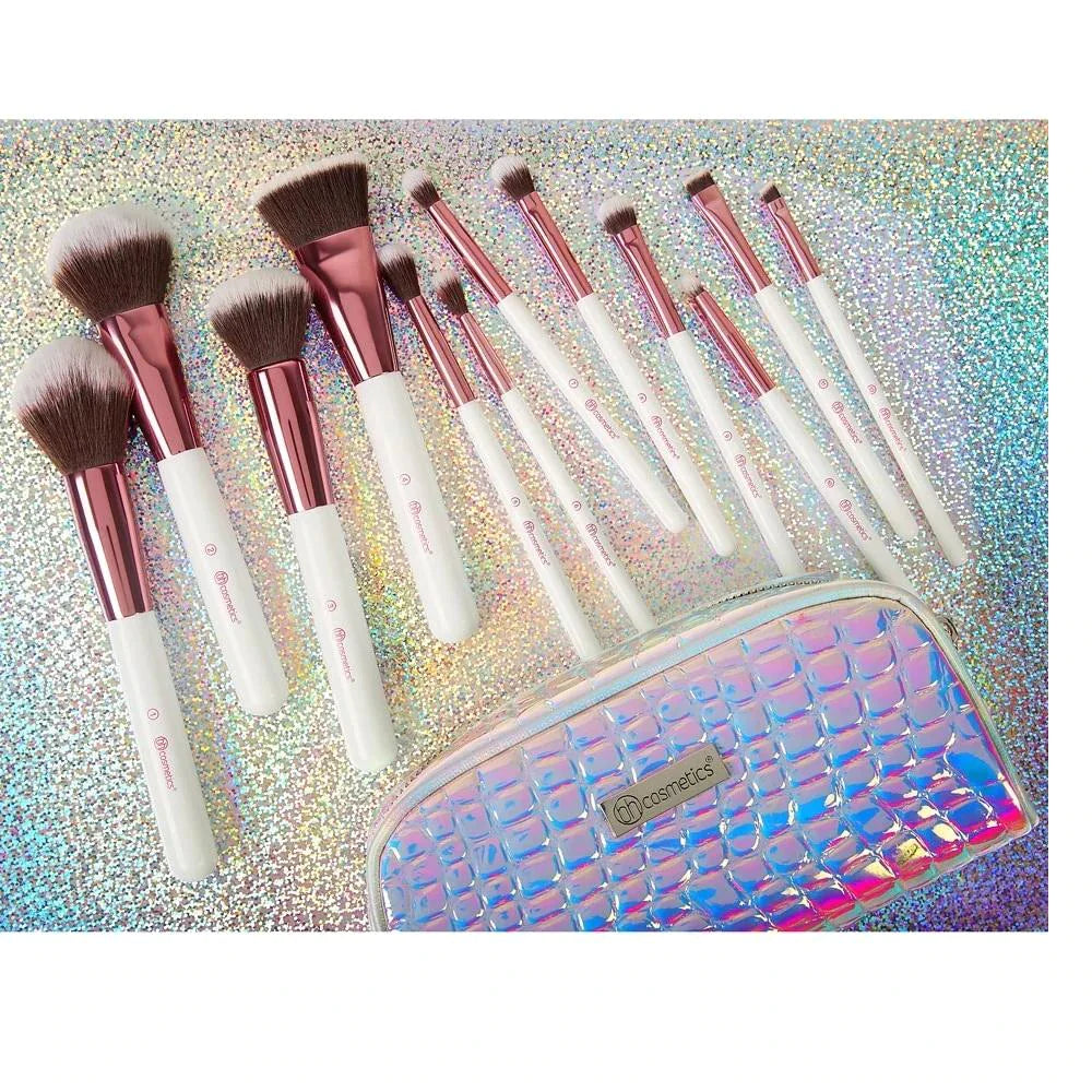 BH Cosmetics Crystal Quartz 12Pcs Brush Set and Bag