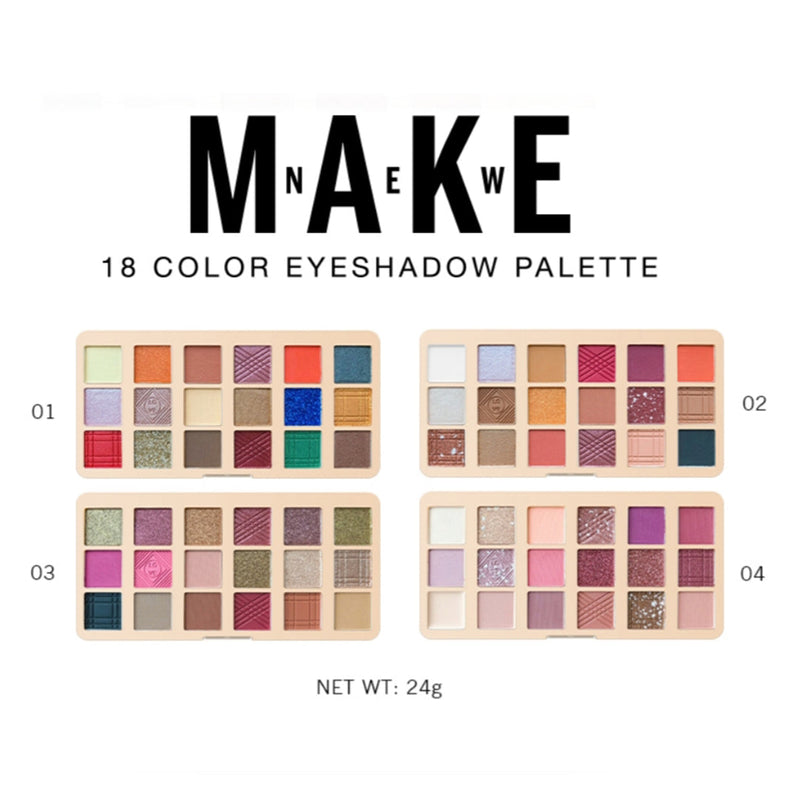 APK – 18 COLOR EYE SHADOW PALLETE