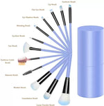 12 Pcs Makeup Brush With Jar