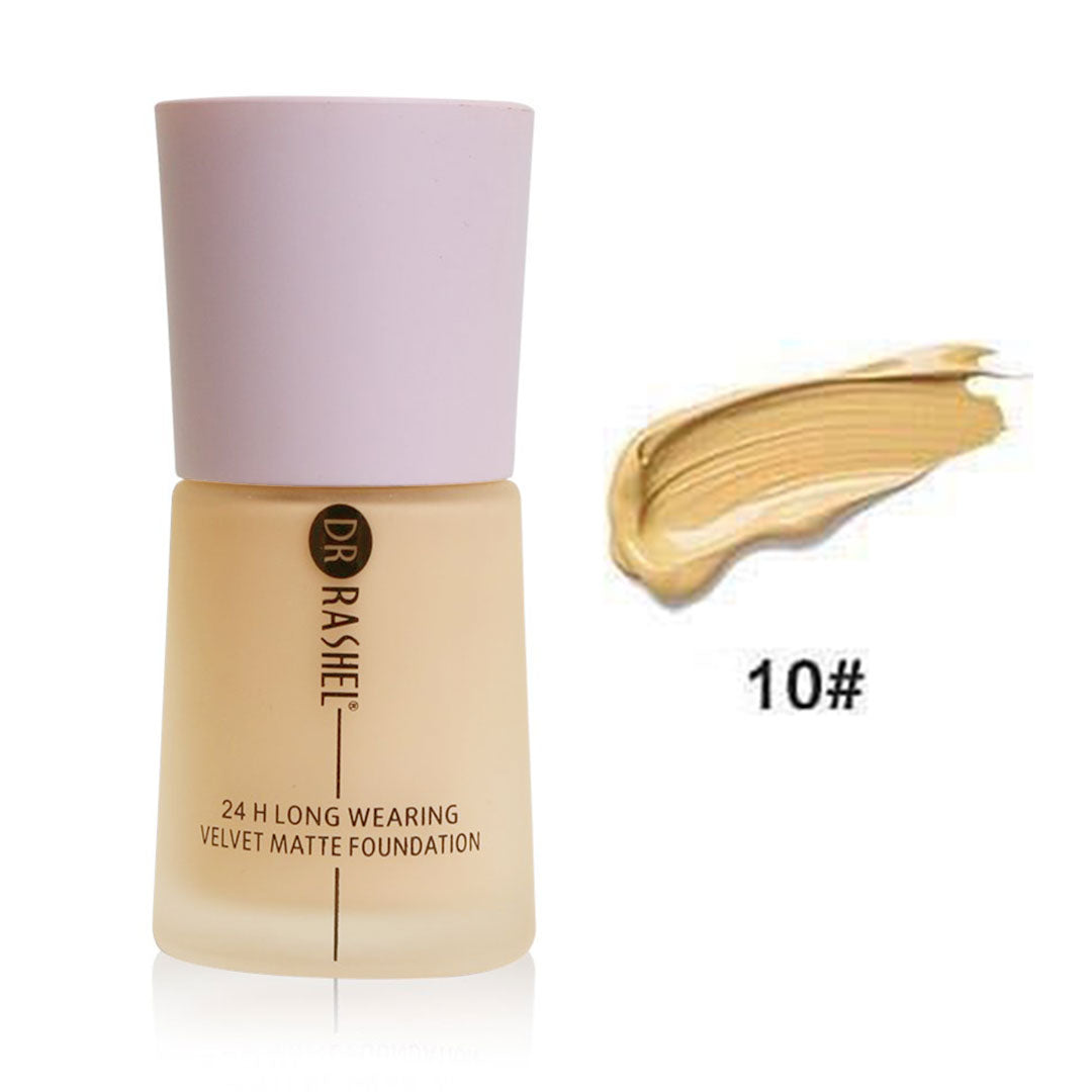 Dr Rashel 24 Hours Long Wearing Velvet Matte Foundation-10