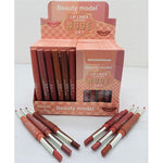 Beauty Model 2in1 Nude Lip Liner + Lip Stick (Pack of 6)