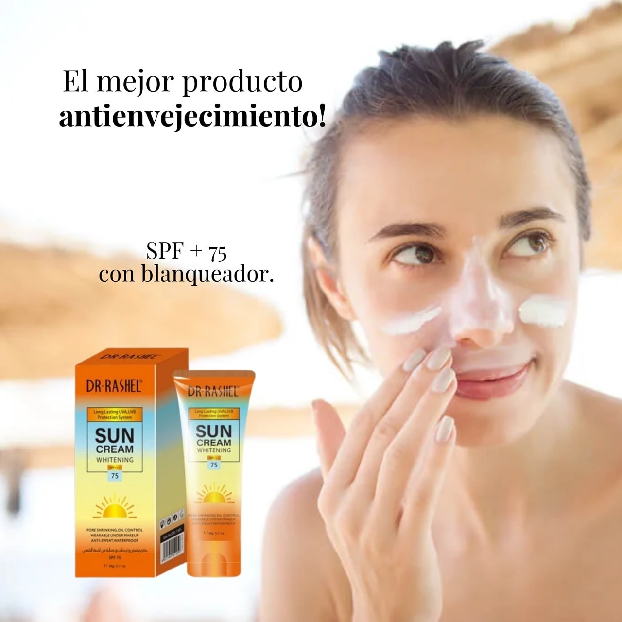 Dr Rashel Sun Cream Whitening SPF 75