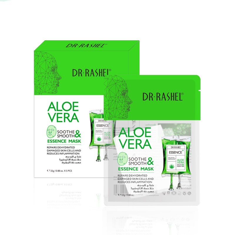 Dr Rashel Aloe Soothing Smoothing Essence Mask - 5Pcs