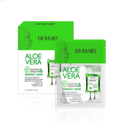 Dr Rashel Aloe Soothing Smoothing Essence Mask - 5Pcs