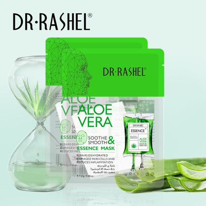 Dr Rashel Aloe Soothing Smoothing Essence Mask - 5Pcs