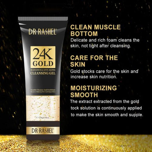 Dr Rashel 24K Gold Radiance & Anti Aging Primer Serum & Cleansing Gel