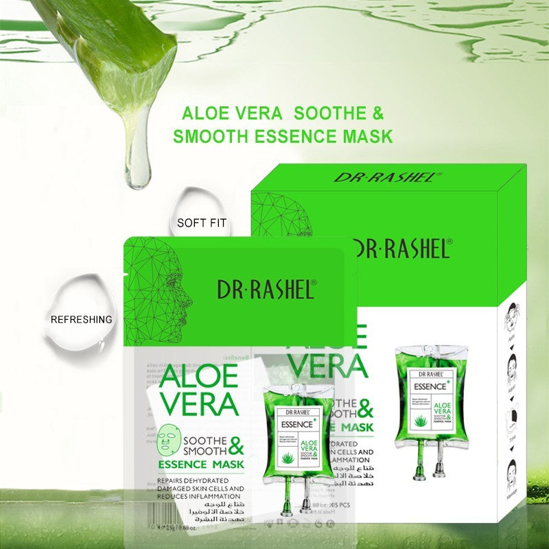 Dr Rashel Aloe Soothing Smoothing Essence Mask - 5Pcs