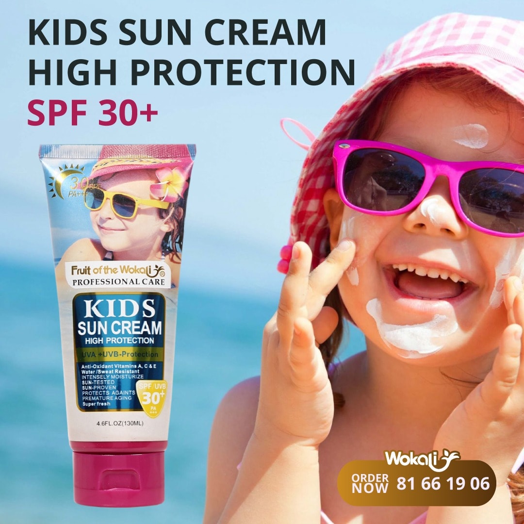 Wokali Kids Sun Cream High Protection SPF 30+ 130ml
