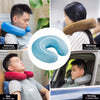 1PC New U Shaped Travel Pillow Car Air Flight Inflatable Pillows Neck Support Headrest Cushion Soft Nursing Cushion Black