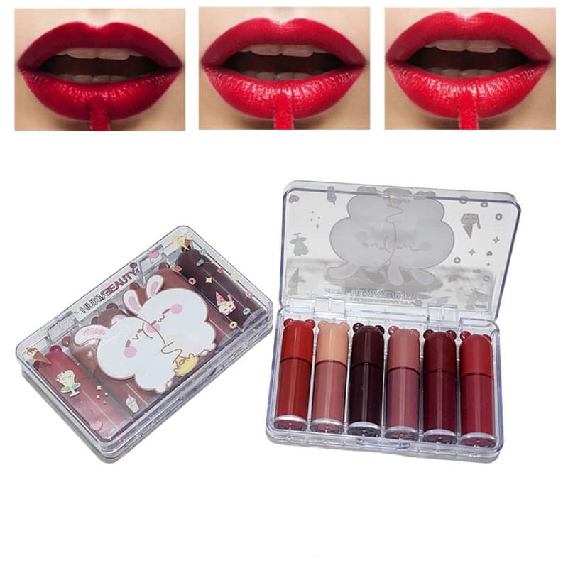 Huxia Beauty 6pcs Lip Gloss Set