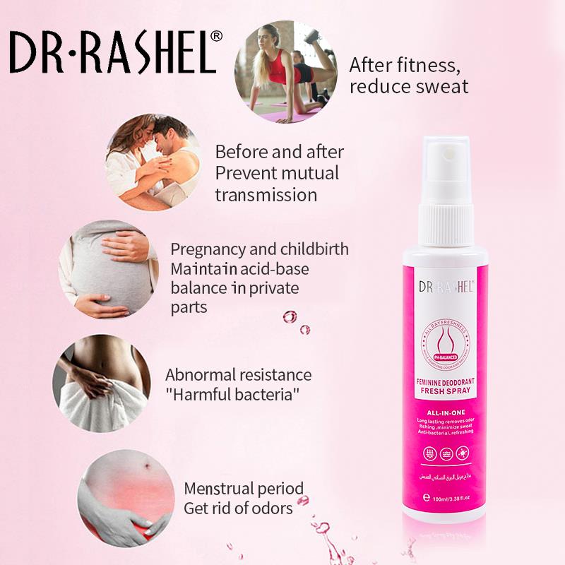Dr Rashel Feminine Deodorant Fresh Spray - 100ml