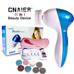 Cnaier 11in1 Face Deep Cleanser Callus Remover & Massager Set