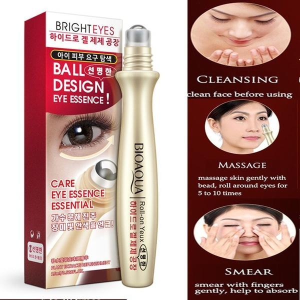 Bioaqua Gold Collagen Essence Eye Cream Anti Dark Circle Wrinkle Repairing Ball-Pen