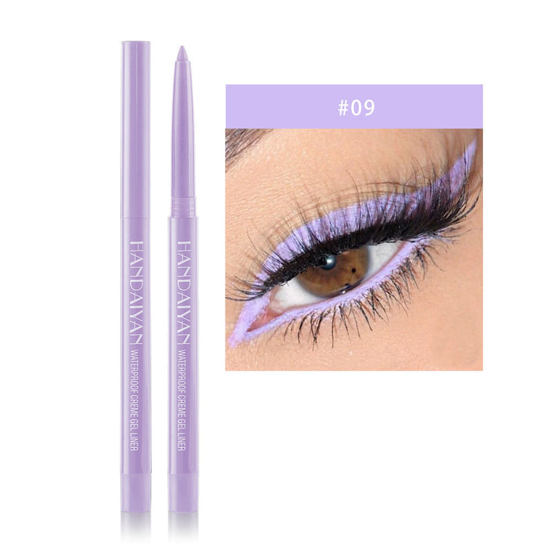 Handaiyan Creme Gel Neon Eyeliner Pen Waterproof (Set of 12pcs)