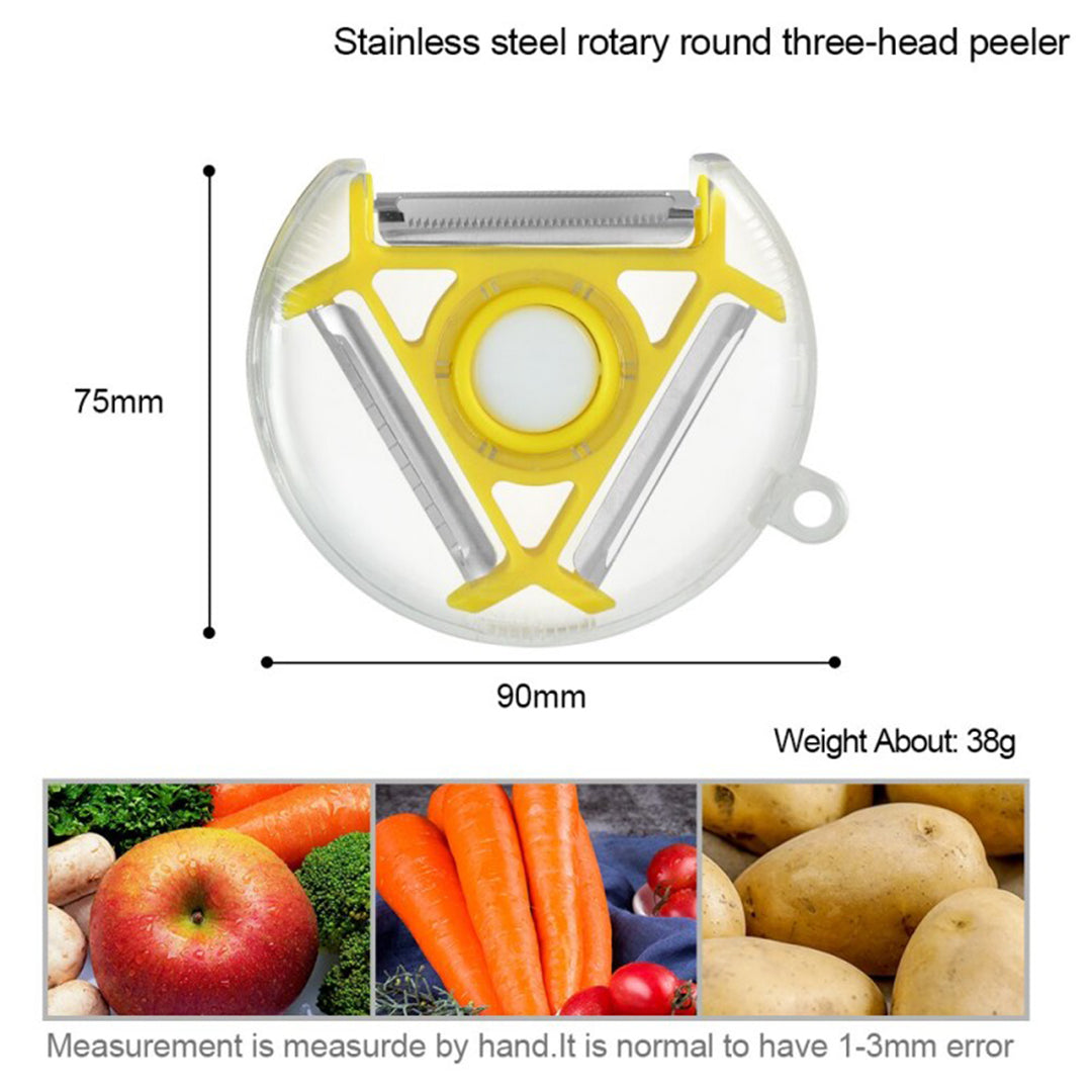 3in1 Compact Multi fuctional Rotary Peeler