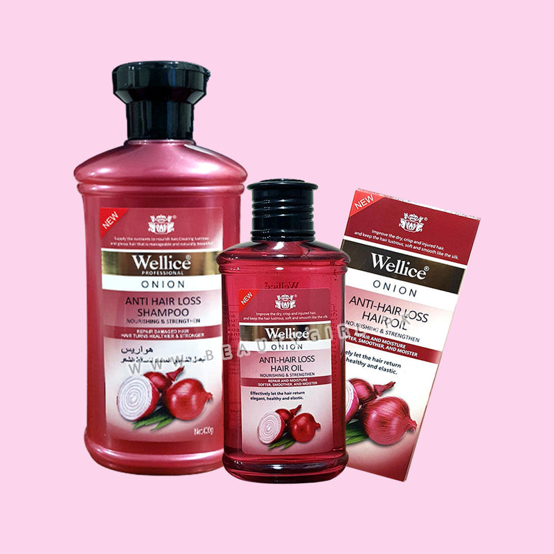 Wellice Onion Shampoo and Oil Deal