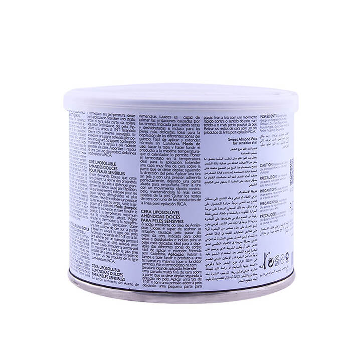 Rica Sweet Almond Sensitive Skin Lipsoluble Wax 400ml