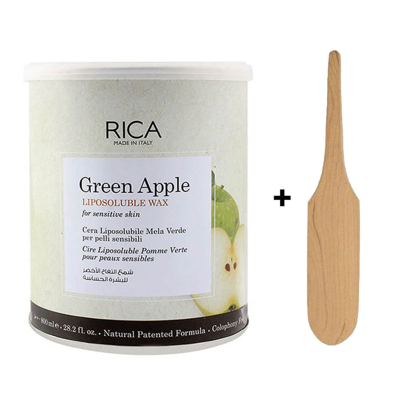 Rica Green Apple Sensitive Skin Lisposoluble Wax 800ml