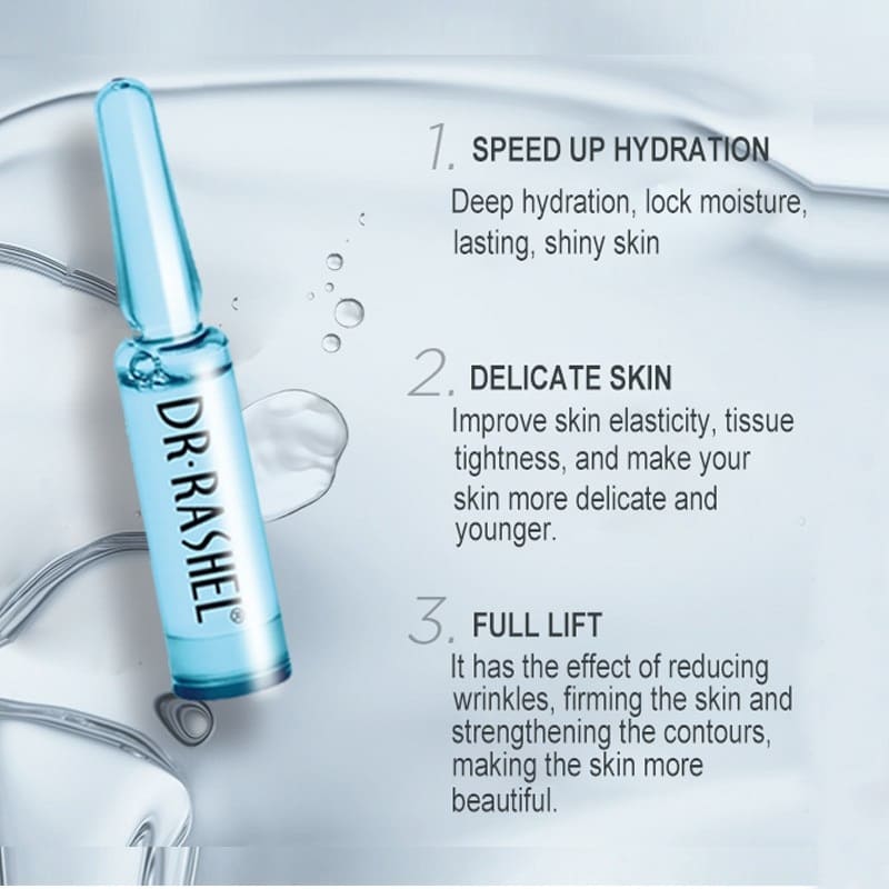 Dr Rashel Skin Care Hyaluronic Acid Ampoule Serum 2ml x 7pcs (7pcs in 1 box)