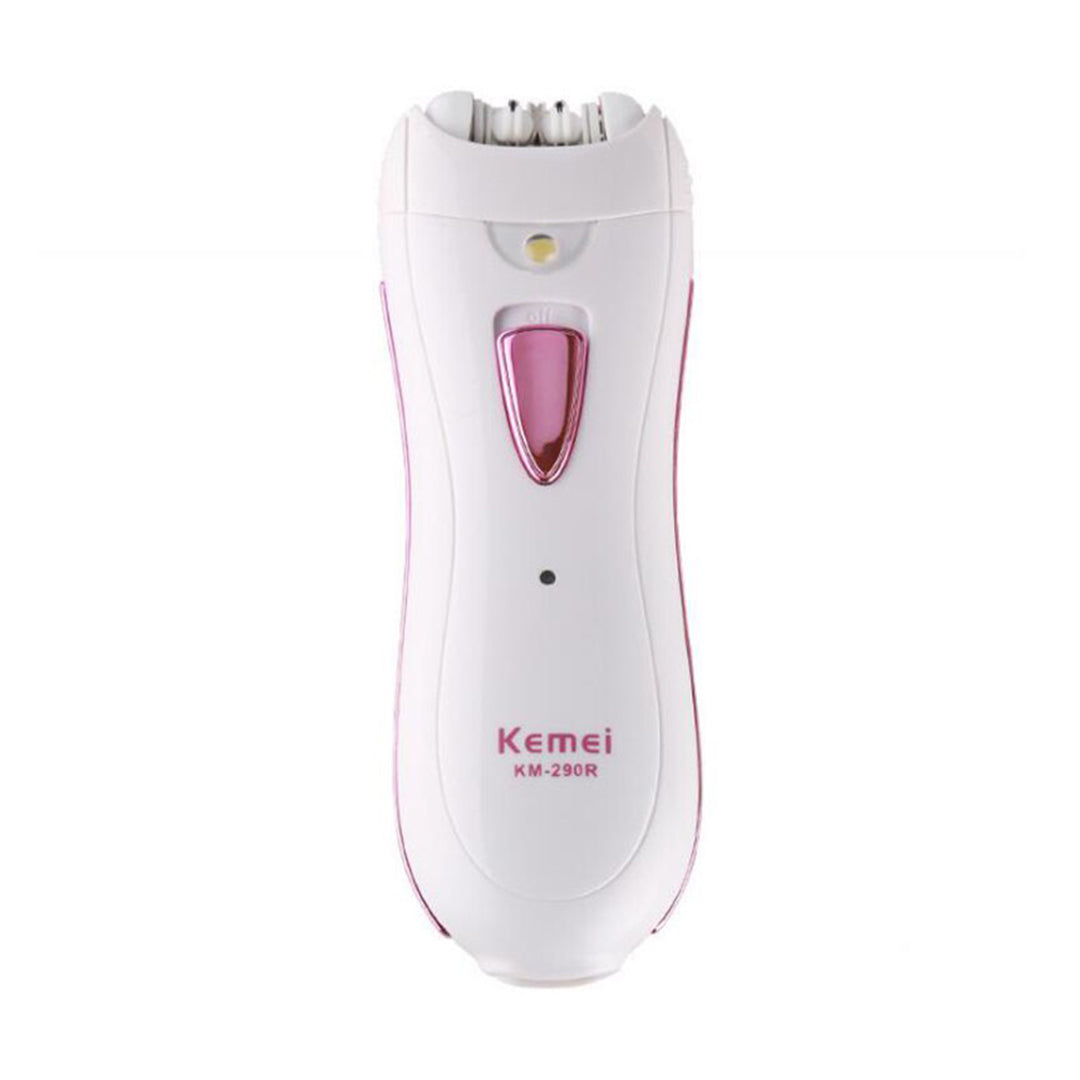 Kemei Rechargeable White Lady Epilator Shaver (Km-290R)