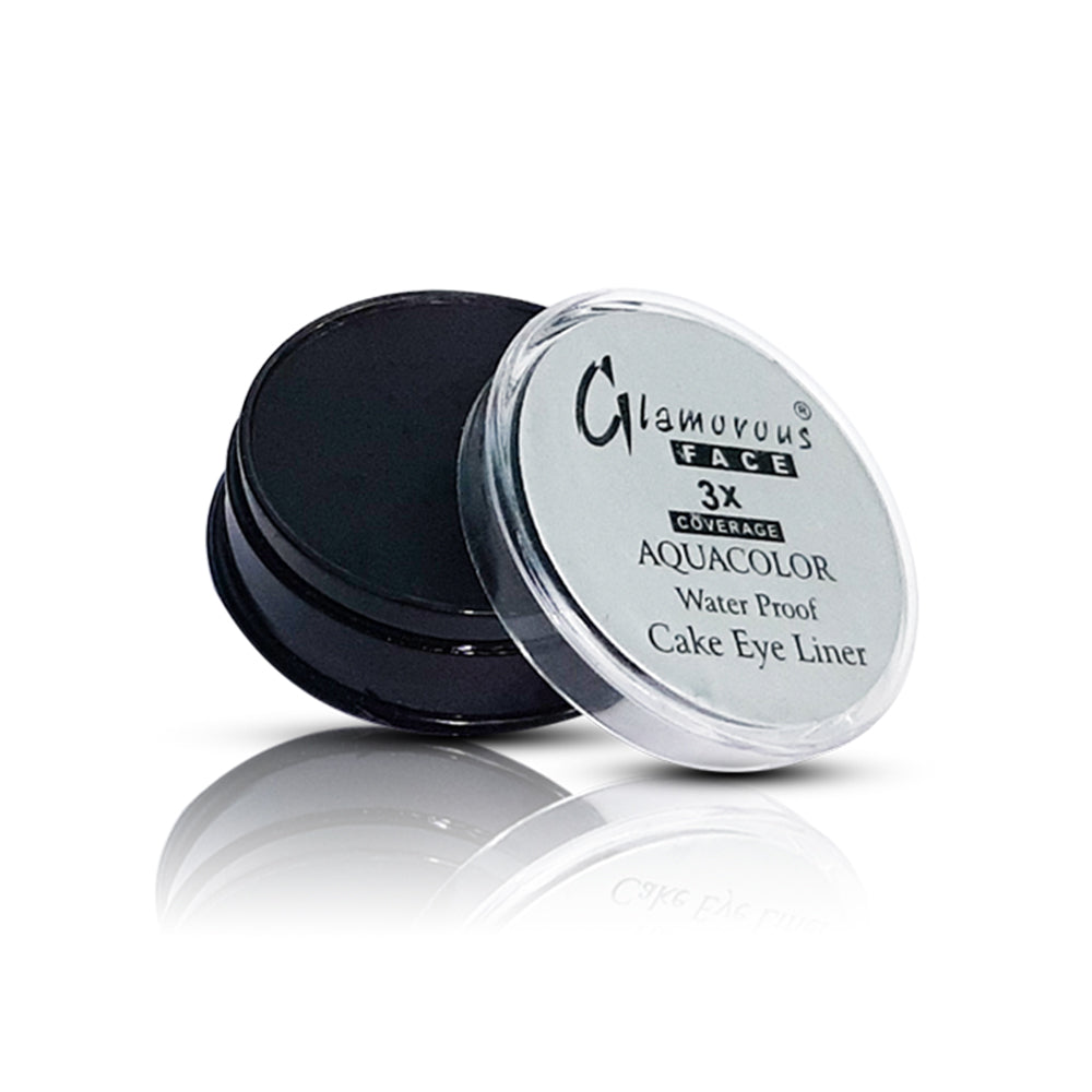 Glamorous Face Water Proof Cake Eyeliner Black