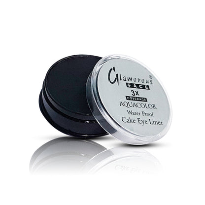 Glamorous Face Water Proof Cake Eyeliner Black