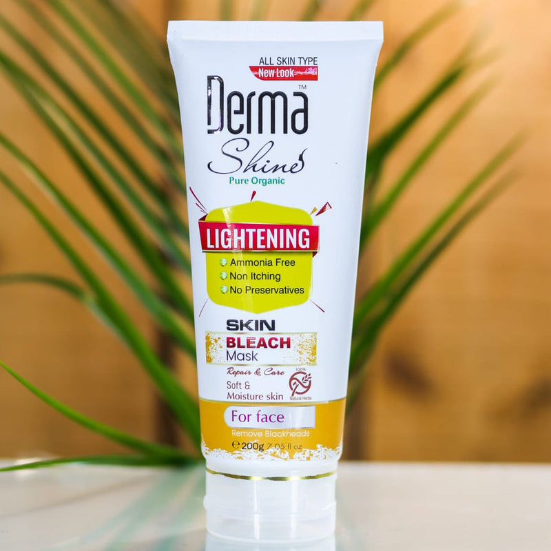 DERMA SHINE FACE BLEACH MASK