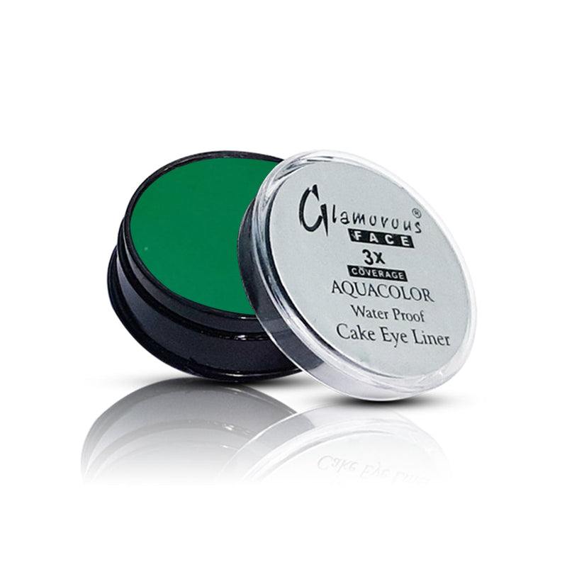 Glamorous Face Water Proof Cake Eyeliner Green