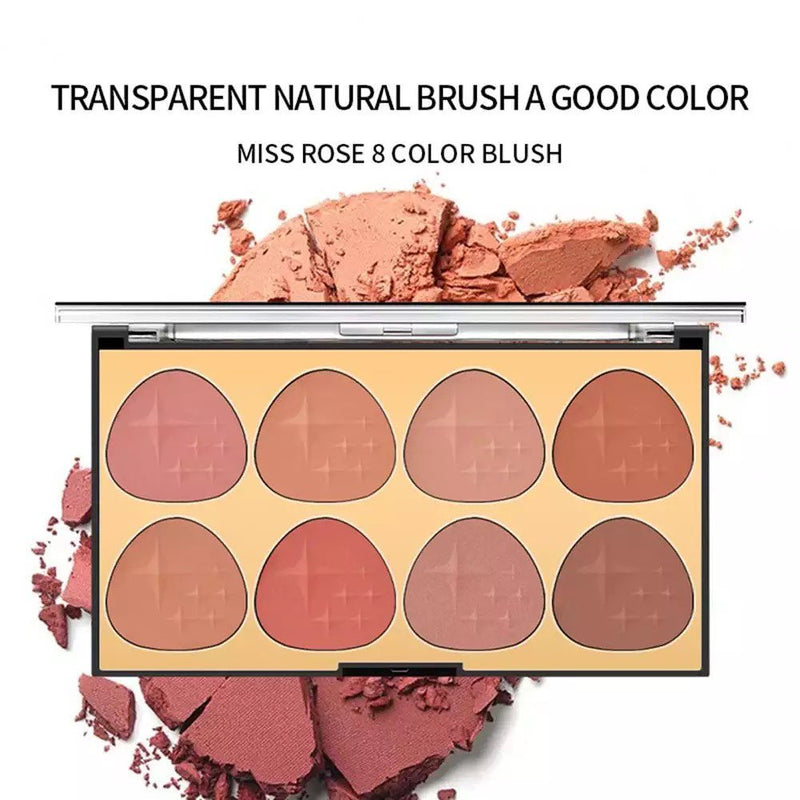 Miss Rose 3D Blush 8 Color Palette