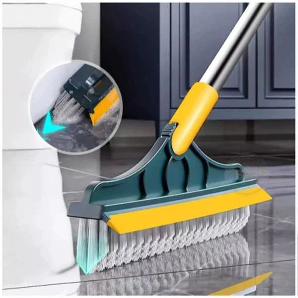 Floor Scrub Brush With Long Telescopic Handle 3 In 1