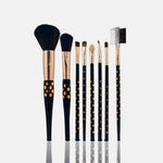 Glamorous 8 In 1 Brush Sets Pot Glass