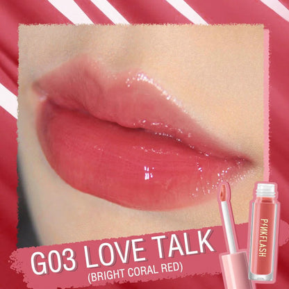 PINKFLASH Lip Gloss Moisturizing Glossy Lip Gloss