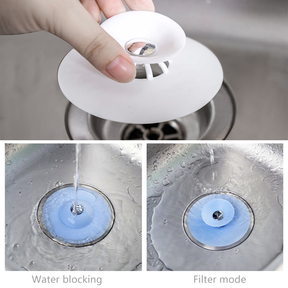 Silicone Bathroom Kitchen Sink Drainer Stopper