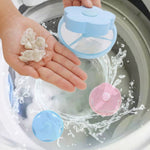 Reusable Washing Machine Floating Lint Mesh Bag Hair Filter Net Pouch Washer Hair Catcher