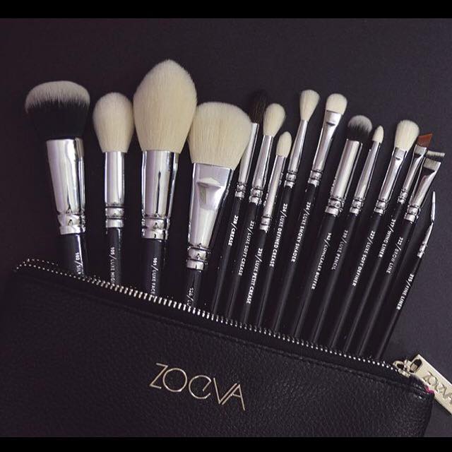 Zoeva Professional 15Pcs Make-up Brush Set (Black)