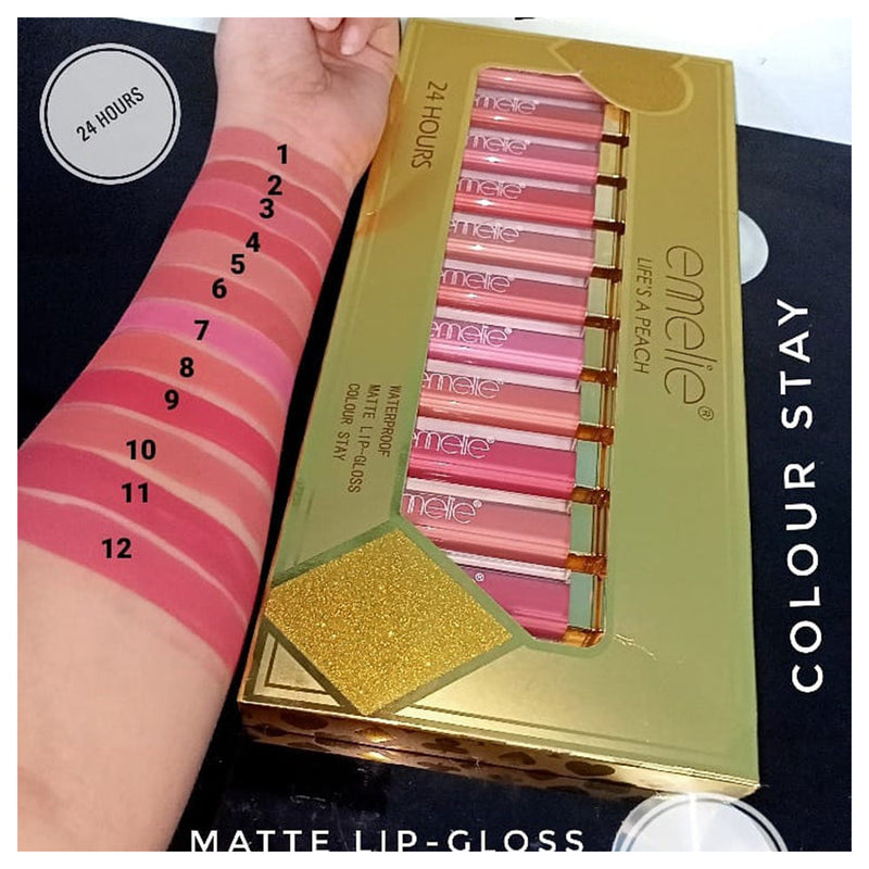 Emelie Matte Lip Gloss Set A