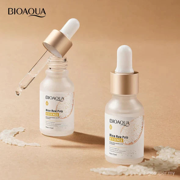 BIOAOUA Hyaluronic Acid Rice Raw Pulp Essence Face Serum