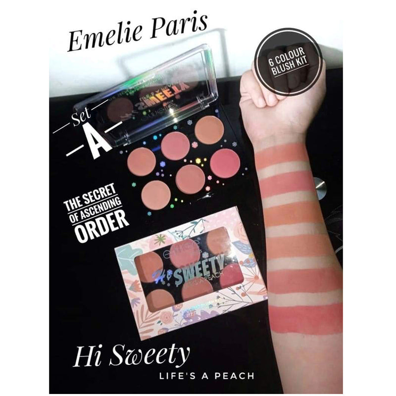 Emelie Peach Life Blush Palette