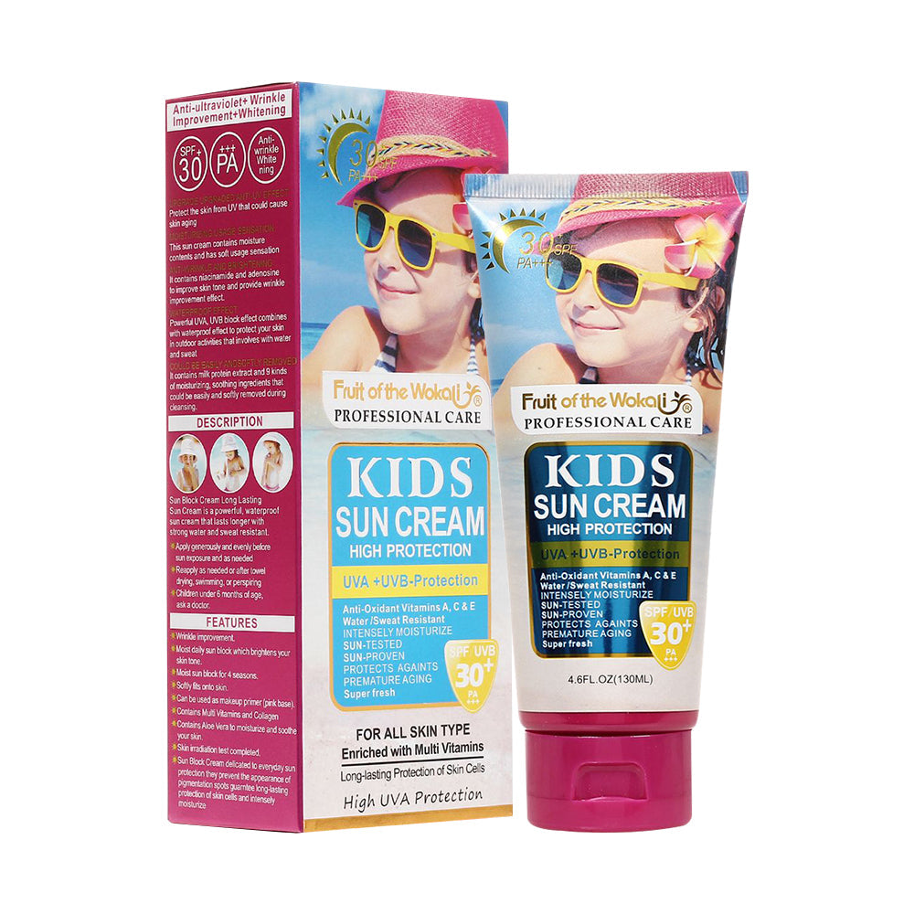 Wokali Kids Sun Cream High Protection SPF 30+ 130ml