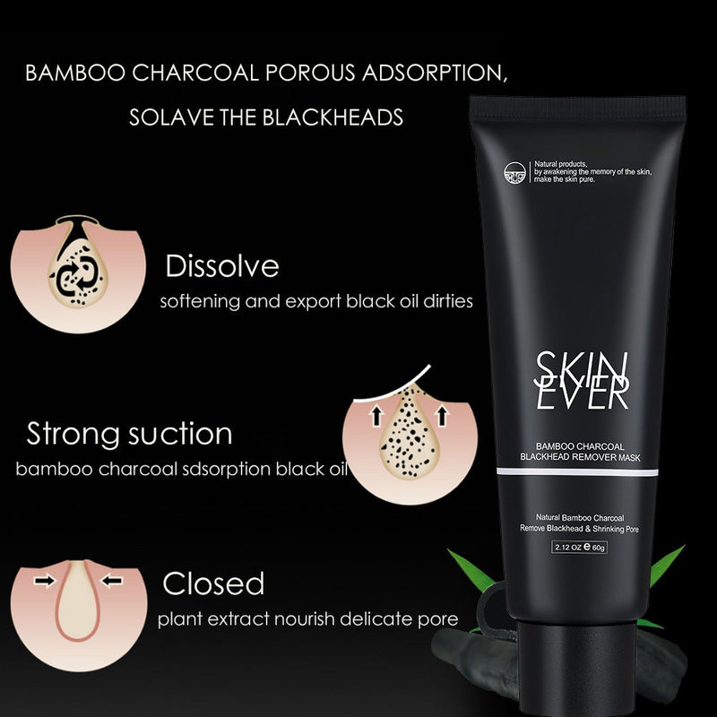 Skin Ever Bamboo Charcoal Black Head Remover Mask