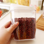 5Pcs Set Plastic Kitchen Cereal Dispenser