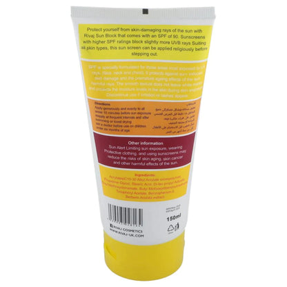 RIVAJ UK SUNBLOCK PROTECTION LOTION SPF 90 150ML