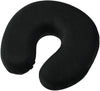 1PC New U Shaped Travel Pillow Car Air Flight Inflatable Pillows Neck Support Headrest Cushion Soft Nursing Cushion Black